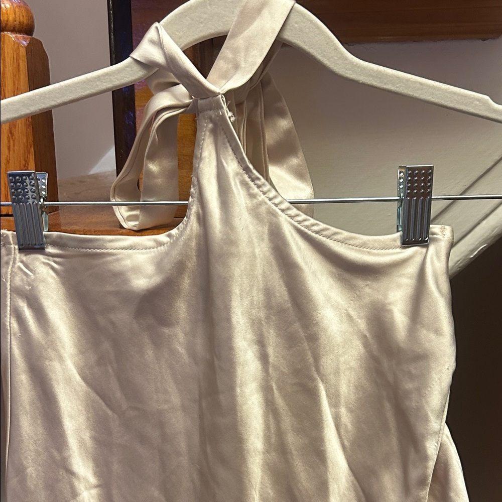 Hello Molly Cream Backless Dress - Picture 2 of 3